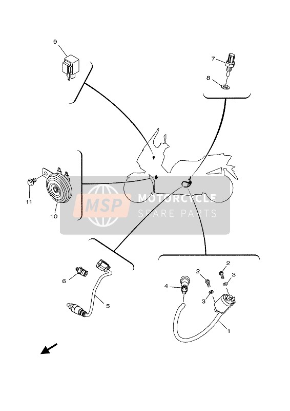 Yamaha XMAX 300 2020 Elettrico 2 per un 2020 Yamaha XMAX 300